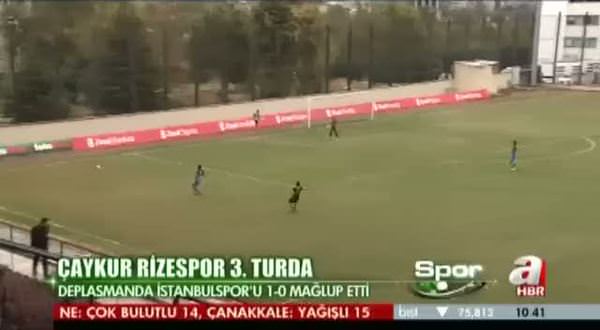 İstanbulspor: 0 - Çaykur Rizespor: 1 (Özet)