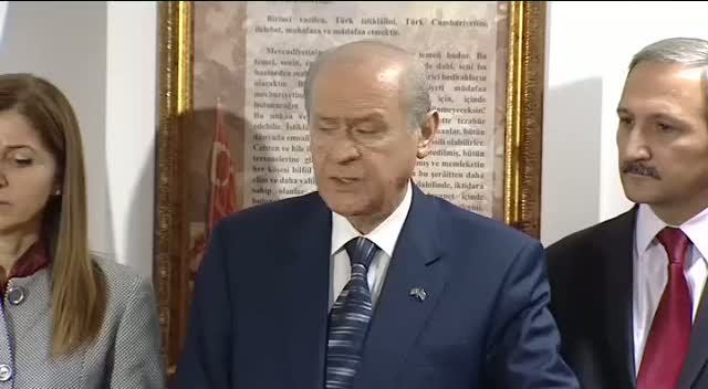 Devlet Bahçeli'nin dili sürçtü