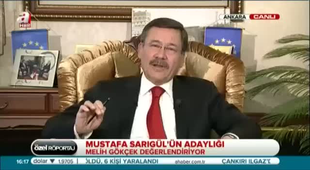 Gökçek: Baronlar Sarıgül'ü CHP'nin başına getirecek