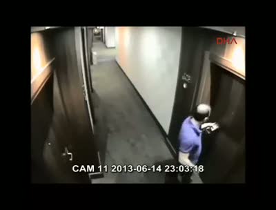 2 metrelik kickboksçu kiralık katil kamerada