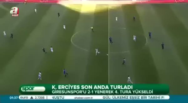 Kayseri Erciyesspor: 2 - Giresunspor: 1 (Özet)