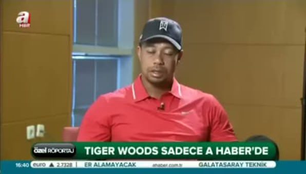 Tıger Woods: Atış yaparken gerildim