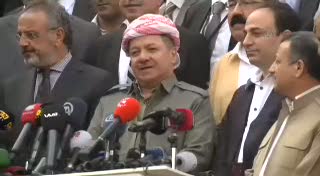 Mesut Barzani Baydemir'i ziyaret etti