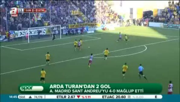 Arda Turan'dan 2 müthiş gol