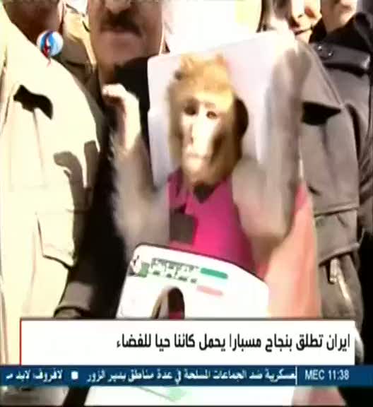 İran uzaya ikinci kez maymun gönderdi