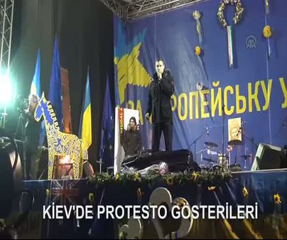 Kiev'de protestolar devam ediyor