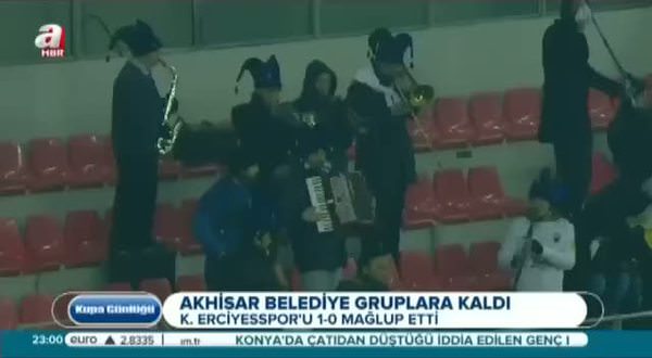 Kayseri Erciyesspor: 0 - Akhisar Belediyespor: 1