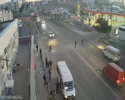 Moskova'da inanılmaz kaza