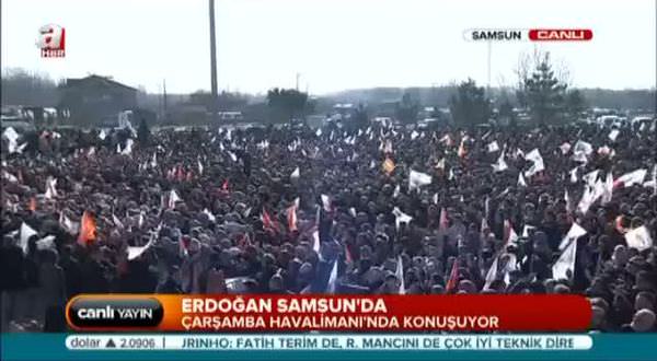 Erdoğan Samsun'da: Dik duracağız