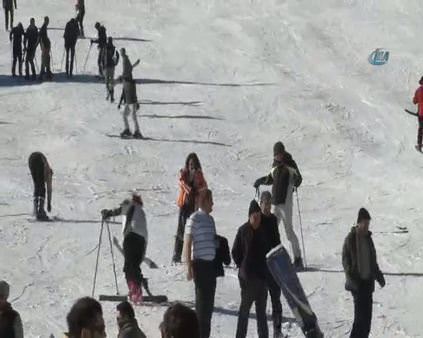 Uludağ'da kayak kazalarına 'süngerli' tedbir