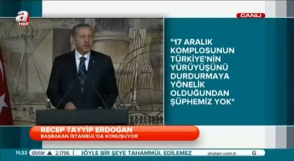 Erdoğan Dolmabahçe'de gazetecilerle buluştu