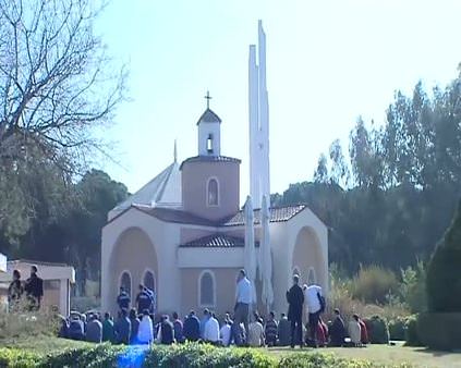 Futbolcular Kilise'de namaz kıldı