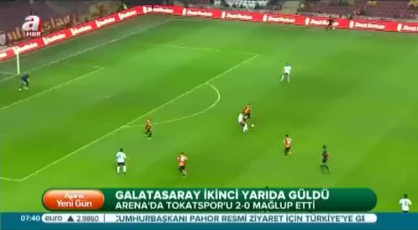 Galatasaray: 2 - Tokatspor: 0 (Özet)