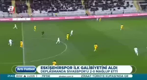 Sivasspor: 0 - Eskişehirspor: 2 (Özet)