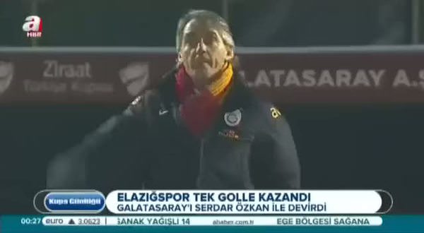 Elazığspor: 1 - Galatasaray: 0 (Özet)