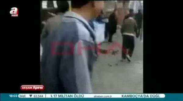 MHP seçim bürosuna saldırının görüntüleri ortaya çıktı