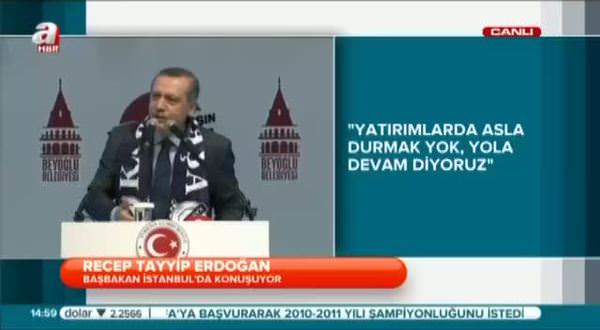 Erdoğan: Ananaslar, tespihler gelip gidiyor