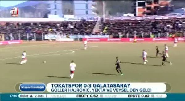 Tokatspor: 0 - Galatasaray: 3 (Özet)