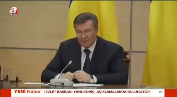 Viktor Yanukoviç basın toplantısı düzenledi