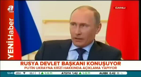 Putin Kırım ile ilgili soruları yanıtladı