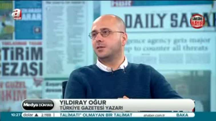 Yıldıray Oğur: A Haber'e verilen ceza kötü niyetli