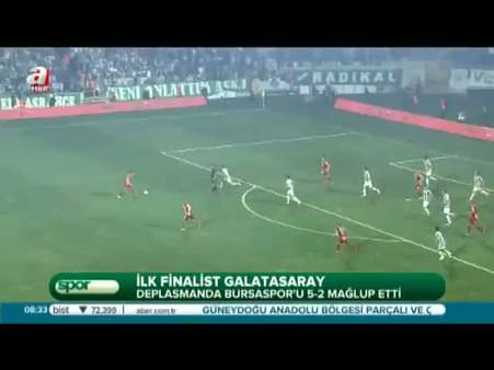 Bursaspor: 2 - Galatasaray 5 (Özet)