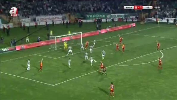 Bursaspor: 2 - Galatasaray: 2