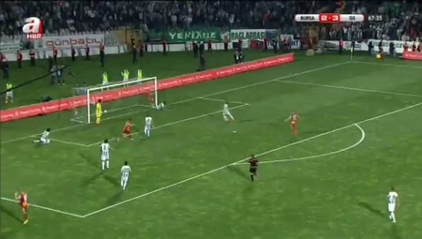 Bursaspor: 2 - Galatasaray: 4