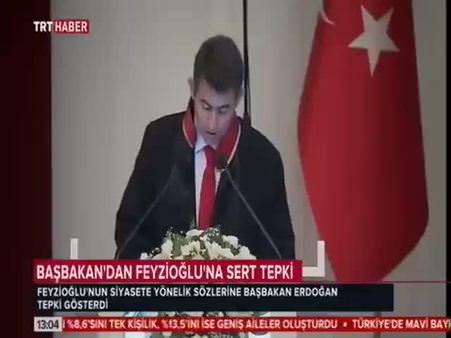 TRT kamerasından Erdoğan Feyzioğlu gerginliği
