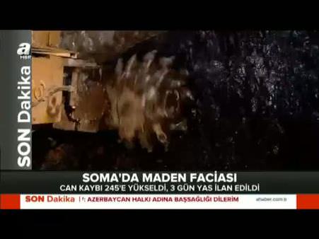 A Haber Soma maden ocağını böyle görüntüledi