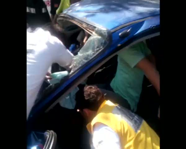 Kazayı tribünde maç izler gibi izlediler