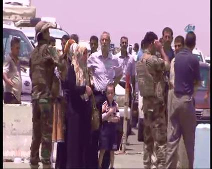 Musul'dan kaçanlar Erbil'e sığındı