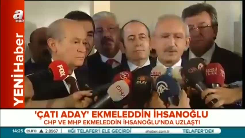 Çatı Aday: Ekmeleddin İhsanoğlu