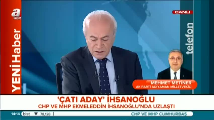 Metiner: İhsanoğlu Paralel Yapı'nın projesi