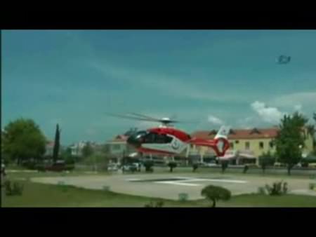 İlk kez helikopter gören amcanın Erdoğan sevgisi