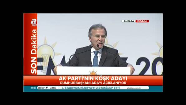 AK Parti Cumhurbaşkanı adayı böyle açıklandı