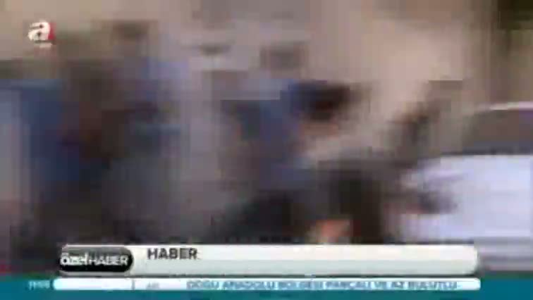 A Haber çekim yaparken Gazze böyle bombalandı