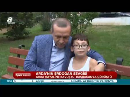 Minik Arda’nın Erdoğan sevgisi