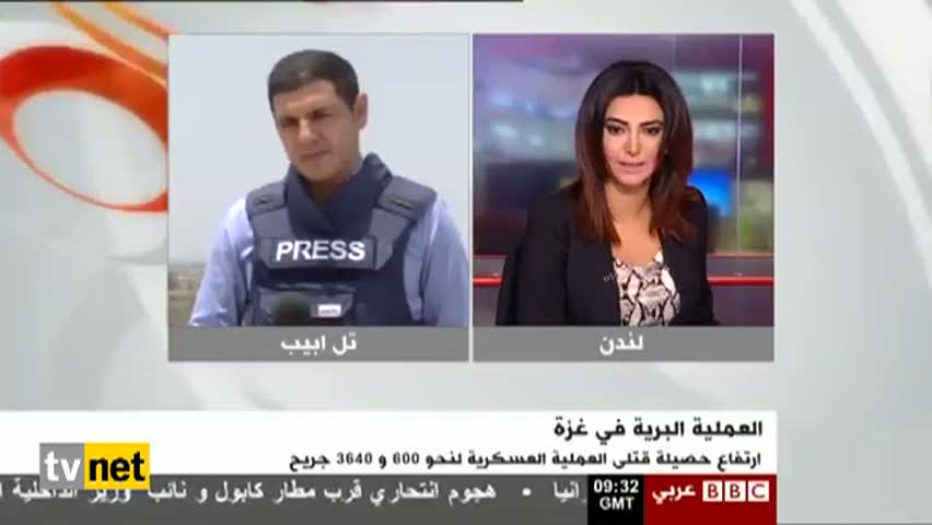 BBC muhabirine canlı yayında tokat