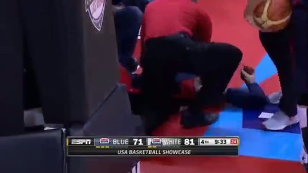 NBA yıldızının ayağı böyle kırıldı