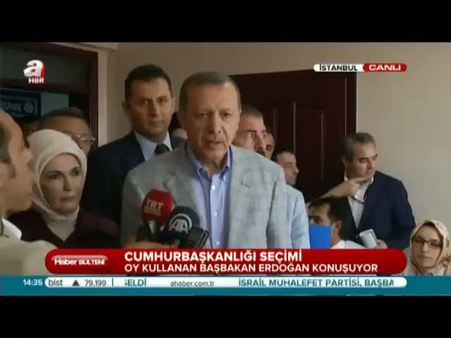 Başbakan Erdoğan'dan oy kullandı ve açıklama yaptı