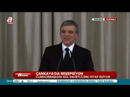 Abdullah Gül'den veda konuşması
