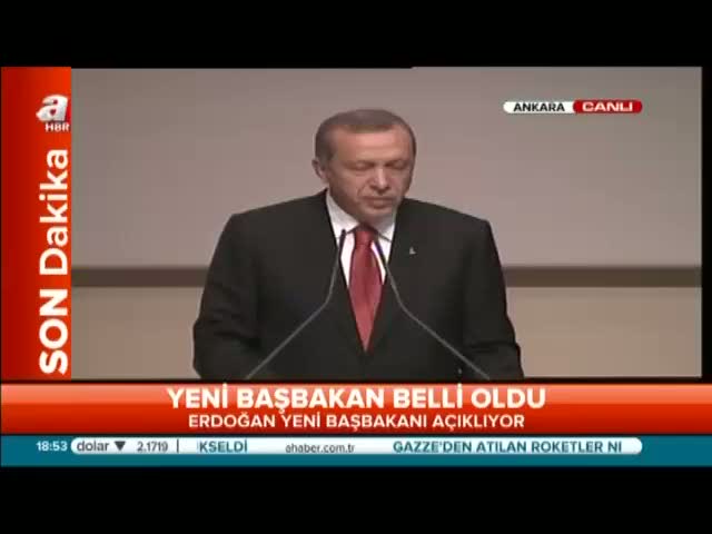 Erdoğan Davutoğlu'nun ismini böyle açıkladı