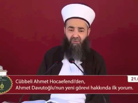 Cübbeli Ahmet Hoca'nın Davutoğlu duası