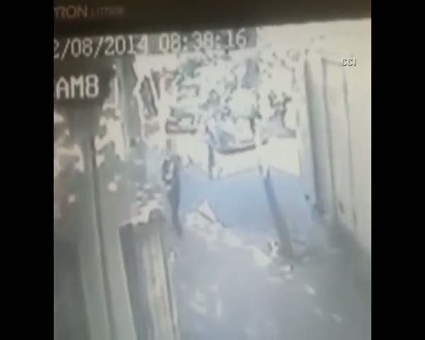 Musevi çiftin katil zanlıları kamerada