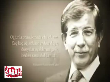 Ahmet Davutoğlu için özel klip
