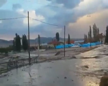 Sivas'ta sel büyük maddi zarar verdi