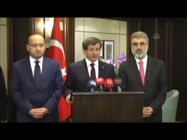 Davutoğlu müjdeli haberi böyle verdi