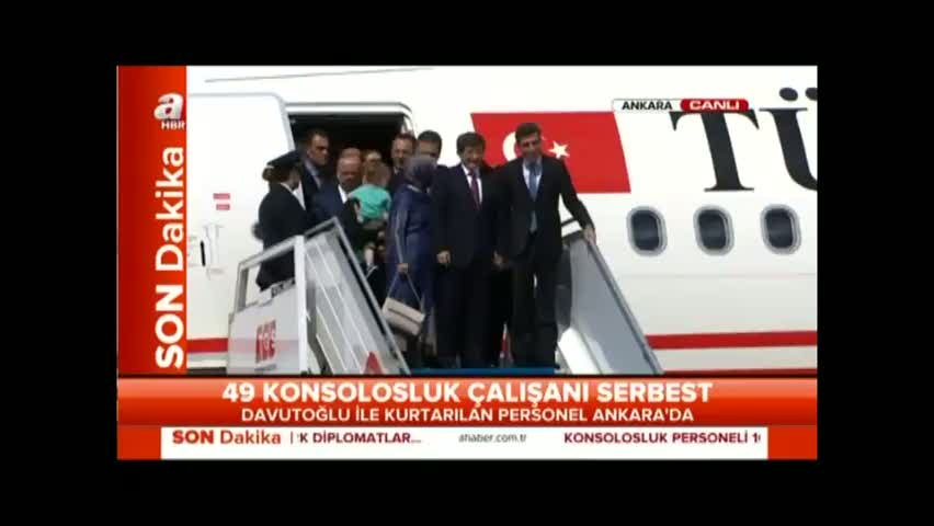 Rehineler Ankara'da ailelerine kavuştu