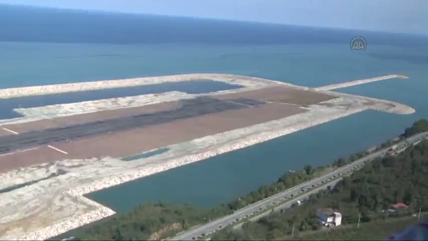 Ordu - Giresun Havalimanı havadan görüntülendi